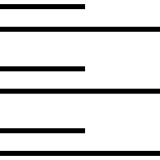 Left alignment